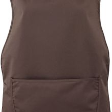Delantal chaleco antiarrugas Marrón L