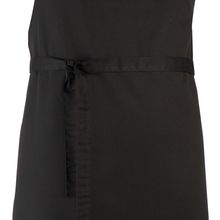 Delantal con cintura ajustable Black