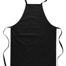 Delantal de cocina de algodón 180 g/m² Negro