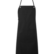 Delantal de doble bolsillo Black