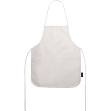 Delantal infantil non woven para colorear Blanco