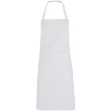 Delantal Largo de Sarga para Cocina Blanco UNICA