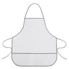 Delantal Non Woven Sublimable con Bolsillos Blanco