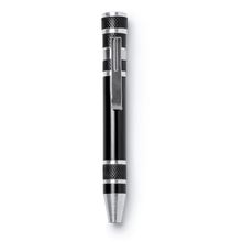 Destornillador multiherramienta de aluminio Negro