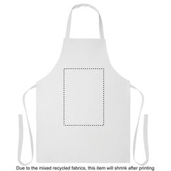 Delantal de algodón reciclado personalizable | FRONT MIDDLE | 280 x 400