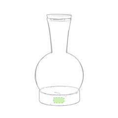 Decantador de Cristal 1,7L | Centrado en la parte inferior | 30 x 15