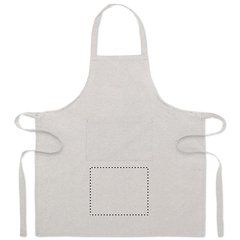 Delantal Ajustable de Algodón Reciclado | BELOW POCKET E | 280 x 230