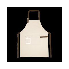 Delantal de Algodón 3 Bolsillos y Porta Paño | Bolsillo más pequeño | 100 x 120