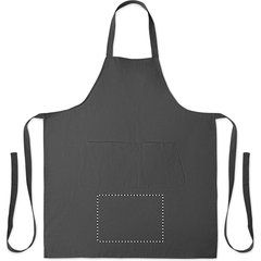 Delantal de algodón orgánico con doble bolsillo | BELOW POCKET E | 280 x 200