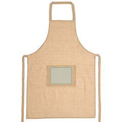 Delantal de algodón reciclado con bolsillo frontal | ZONA1 | 180 x 140