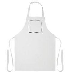 Delantal de algodón reciclado personalizable | Frontal | 200 x 200