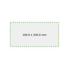 Delantal de bar con 2 bolsillos | Delantera superior | 200 x 100