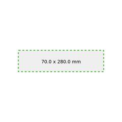 Delantal de bar con 2 bolsillos | Delantera superior | 280 x 70