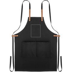 Delantal Canvas 340g Ajustable con Bolsillos | FRONT ABOVE POCKET | 150 x 200