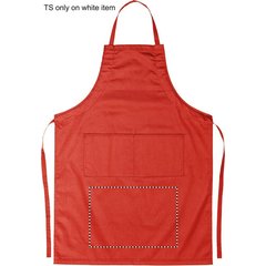 Delantal de cocina ajustable con dos bolsillos | FRONT BELOW POCKET | 380 x 260