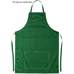 Delantal de cocina ajustable con dos bolsillos | FRONT BELOW POCKET | 380 x 260