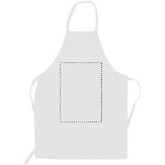 Delantal de cocina de algodón 180 g/m² | FRONT MIDDLE | 280 x 400