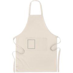 Delantal de Cocina Algodón Orgánico | FRONT POCKET RIGHT | 110 x 140