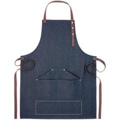 Delantal Denim Ajustable con Bolsillos | FRONT BELOW POCKET | 380 x 110