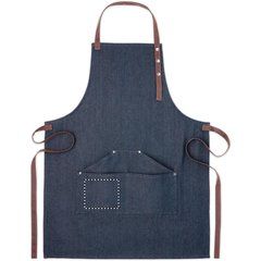 Delantal Denim Ajustable con Bolsillos | FRONT POCKET RIGHT | 130 x 110
