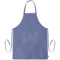 Delantal Largo de Algodón Reciclado 140gr | Bolsillo | 120 x 150