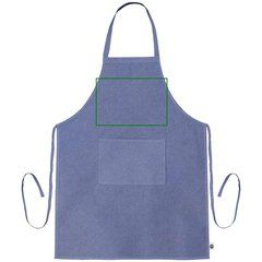 Delantal Largo de Algodón Reciclado 140gr | Frontal | 150 x 200