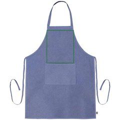 Delantal Largo de Algodón Reciclado 140gr | Frontal | 250 x 300