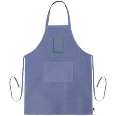 Delantal Largo de Algodón Reciclado 140gr | Frontal | 95 x 140