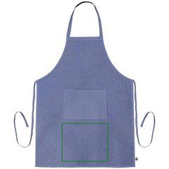 Delantal Largo de Algodón Reciclado 140gr | Frontal inferior | 300 x 250