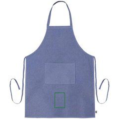 Delantal Largo de Algodón Reciclado 140gr | Frontal inferior | 95 x 140