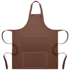 Delantal largo con bolsillos 240 gr/m² | FRONT BELOW POCKET | 380 x 240