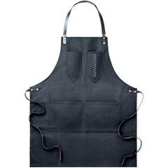 Delantal de lona encerada de algodón multibolsillos | POCKET LEFT | 10 x 140