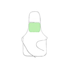 Delantal resistente en non-woven personalizable | En el Pecho Centrado | 220 x 180