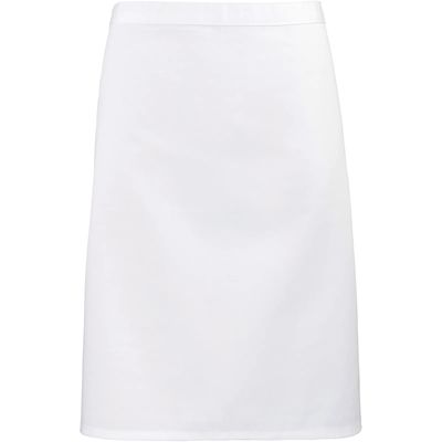 Delantal semi-largo White