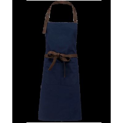 Delantal de algodón diseño vintage Vintage Navy