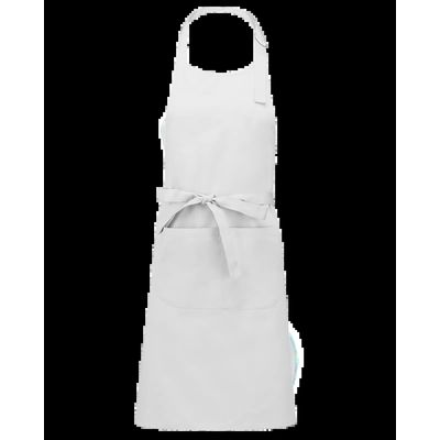 Delantal Bolsillo doble grande White