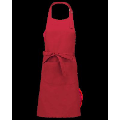 Delantal Bolsillo doble grande Red