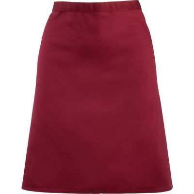 Delantal semi-largo Burgundy