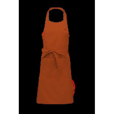Delantal sommelier algodón Burnt Orange
