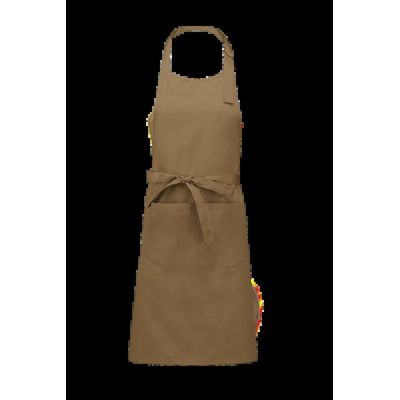 Delantal sommelier algodón Camel