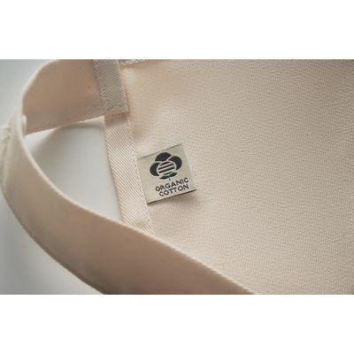 Delantal algodón orgánico con bolsillo doble