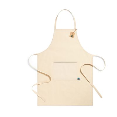 Delantal 100% Algodón Fairtrade con Bolsillo