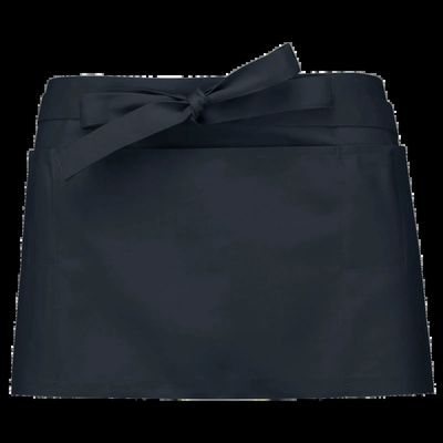Delantal corto con bolsillos Navy