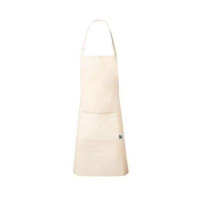 Delantal 100% Algodón Fairtrade con Bolsillo