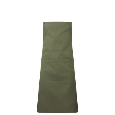 Delantal con bolsillo central Olive