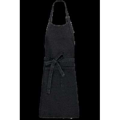 Delantal sommelier algodón Black Denim