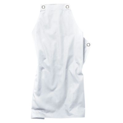 Delantal con ojales UE White