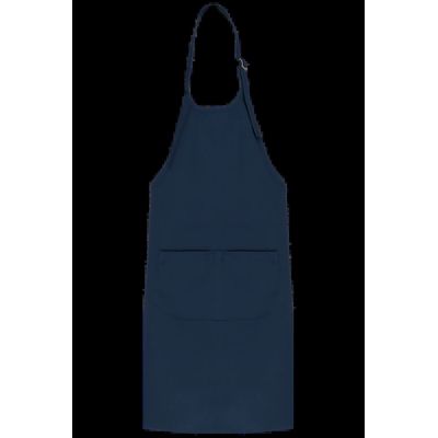Delantal niños algodón con tira ajustable Navy