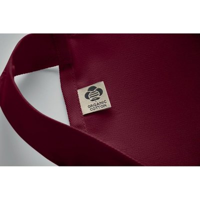 Delantal de algodón orgánico con doble bolsillo