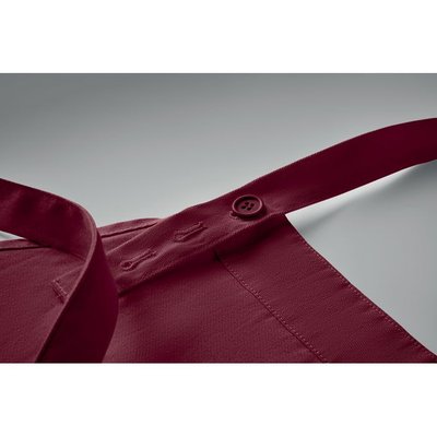Delantal de algodón orgánico con doble bolsillo